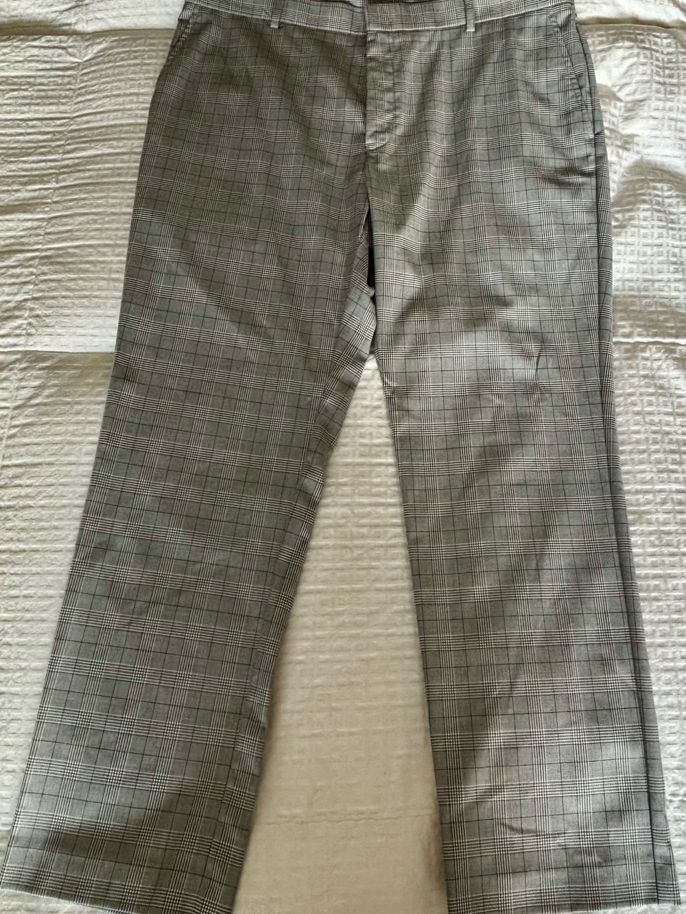Tommy Hilfiger Gray Glen Plaid Dress Pants